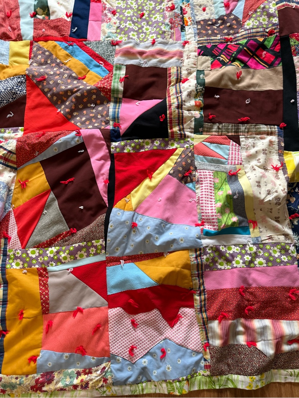 Handmade Full size Quilt Vintage